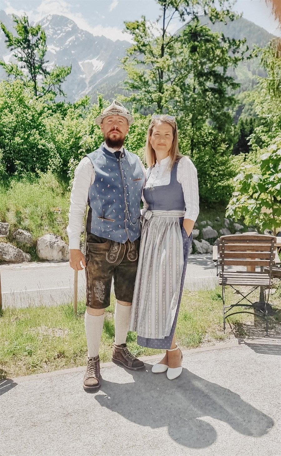Alen Koman z ženo Petro