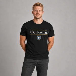 Klasična majica "OK, boomer." - človek spredaj